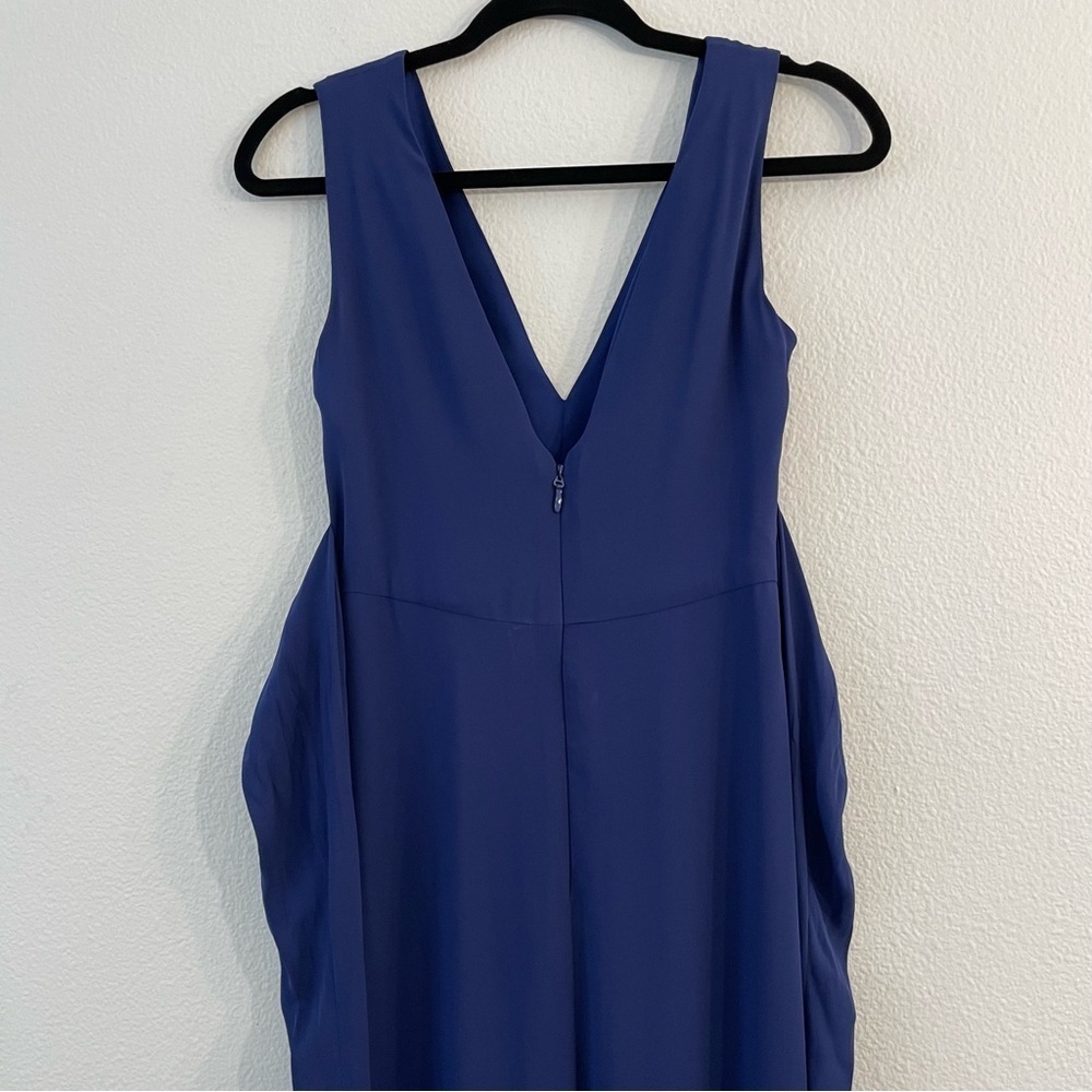 New BCBGMaxazria Norah Blue Sleeveless Evening Dress Gown Size 2 Bridesmaid Prom - Picture 7 of 15